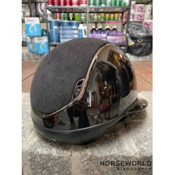 Samshield 2.0 Miss Shield Ridehjelm Glossy Crystal Comet Light - Sort/Jet Black/Black Chrome