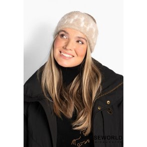 H�ST Gera Beanie Pandeb�nd - Light Brown Melange