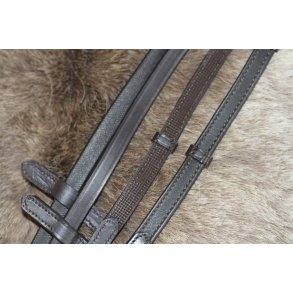 byWeber Ldertjle m. Gummi - Sort