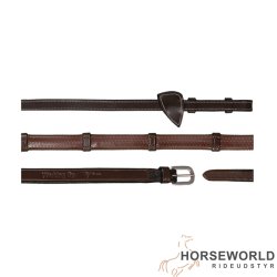 Dy'on Gummitjler m. Stoppere 13 mm Working - Brun m. Hvide syninger	