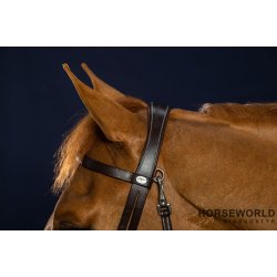 Dy'on Flat Leather Trense Working - Brun