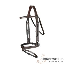 Dy'on Flat Leather Trense Working - Brun