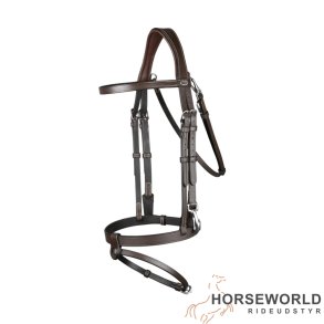 Dy'on Flat Leather Trense Working - Brun