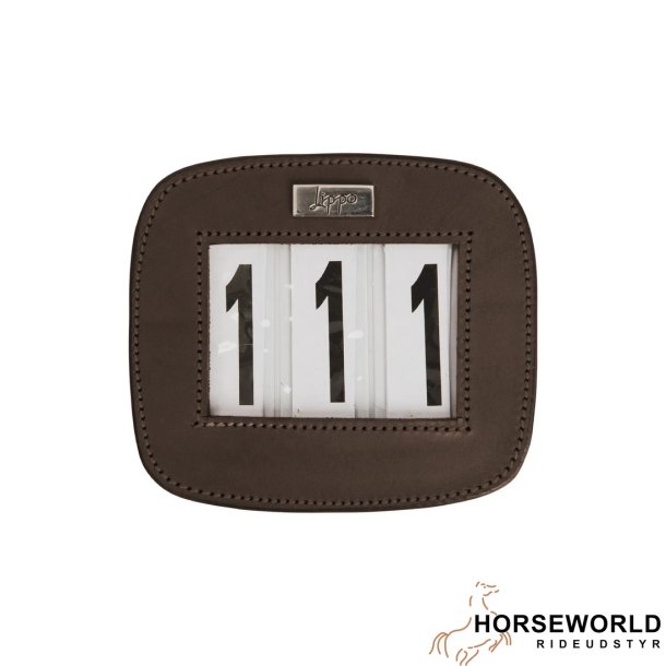 K�llquist Firkantet L�der St�vnenummer - Brun