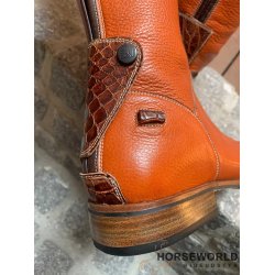 DeNiro Ridestvler m. Malibu Sidestrop &amp; Lynls bagp - Red Brown Caprice 