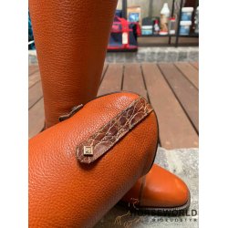 DeNiro Ridestvler m. Malibu Sidestrop &amp; Lynls bagp - Red Brown Caprice 