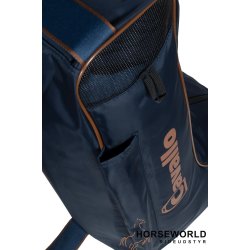 Cavallo Raafia St�vletaske - Navy/Brun