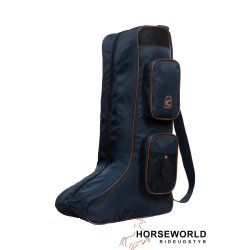 Cavallo Raafia St�vletaske - Navy/Brun