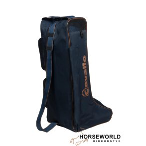 Cavallo Raafia St�vletaske - Navy/Brun