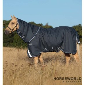 Horseware Amigo Bravo 12 Plus Lite 0g + Aftagelig Hals - Navy