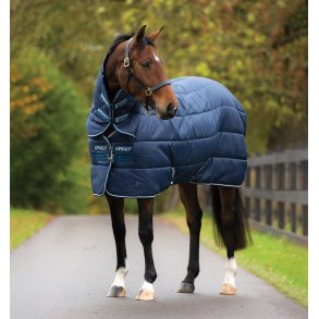 Horseware Amigo Insulator Plus Stalddkken + Aftagelig Hals 350g - Navy
