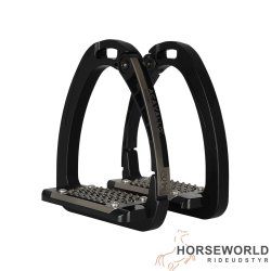 Acavallo Arena Alupro Aluminium Stigebjler - Sort/Sort