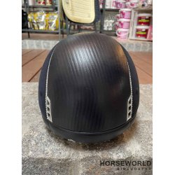 Samshield Ridehjelm Alcantara Lder Top - Bl/255 Crystal Swarovski Chrome 