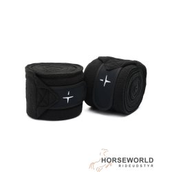 Trolle Projects Essential Fleece Bandager 2 stk. - Sort