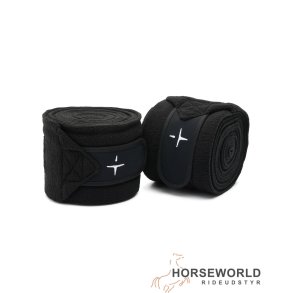 Trolle Projects Essential Fleece Bandager 2 stk. - Sort