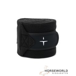 Trolle Projects Essential Fleece Bandager 2 stk. - Sort