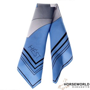 HST Bilbao Silk Scarf - Blue