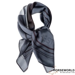 HST Bilbao Silk Scarf - Grey 