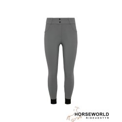 Trolle Projects New Star Cut High Waist Full Grip Ridebukser - Stone Grey