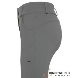 Trolle Projects New Star Cut High Waist Full Grip Ridebukser - Stone Grey