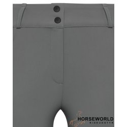 Trolle Projects New Star Cut High Waist Full Grip Ridebukser - Stone Grey