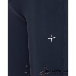 Trolle Projects New Star Cut High Waist Full Grip Ridebukser - Navy