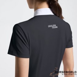 CT Perforated Jersey Inserts S/S Competition Shirt - Charcoal