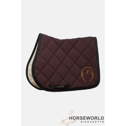  Vestrum Helsinki Dressur Underlag - Mosto/Corten Logo/Sort