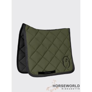 Vestrum Helsinki Dressur Underlag - Dark Olive/Sort