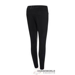 Samshield Chloe Embroidery High Waist Ridebukser Full Grip - Sort