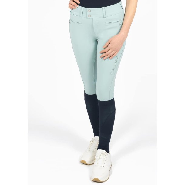 Samshield Clara High Waist Ridebukser Full Grip - Sea Green