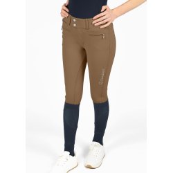 Samshield Clara High Waist Ridebukser Full Grip - Caramel