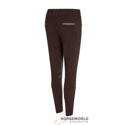 Samshield Clara High Waist Ridebukser Full Grip - Chocolate