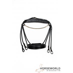 Finesse Bridles Kandar - Sort/Sort/Guld	