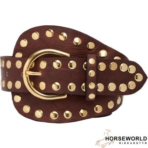 tim&simonsen Dunja Stud B�lte - Chocolate/Guld