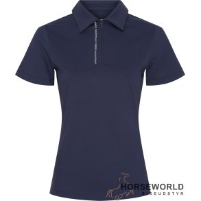 Catago Nash SS Zip Polo - Navy