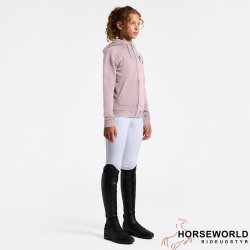 CT Floral Embroidy Logo Zip Hoodie Junior - Violet Ice