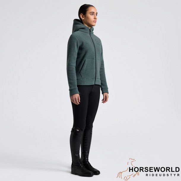 CT Fleece w/Orbit Embroidery Logo Zip - Jungle Green