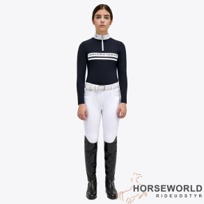 CT Flocked Stripe L/S Jersey Stvnebluse Junior - Navy