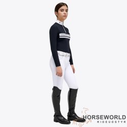 CT Flocked Stripe L/S Jersey Stvnebluse Junior - Navy