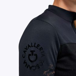 CT Orbit Tech Wool Zip Turtleneck - Sort/Navy