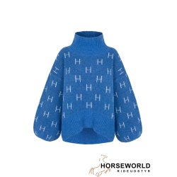 H�ST FAM Short Sweater - Blue Yonder