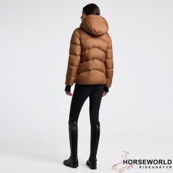 CT Hooded Down Padded Nylon Parka - Camel