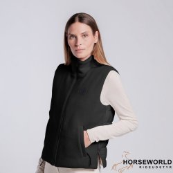 CT Fleece + Nylon Zip up Vest - Sort