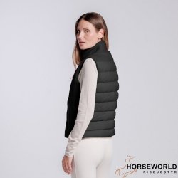 CT Fleece + Nylon Zip up Vest - Sort
