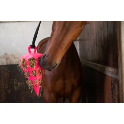 Hay Slowfeeder Fun &amp; Flex Gulerod 22 cm - Pink