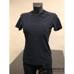 CT Perforated Jersey T-Shirt - Navy