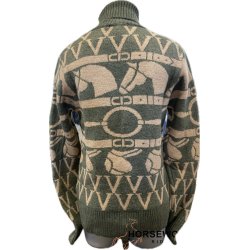 Vestrum Ansan Turtle Neck Strik - V. Oliva Scuro/Sabbia 