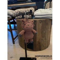 KLMonty Knitted Horse Bamse - Chestnut