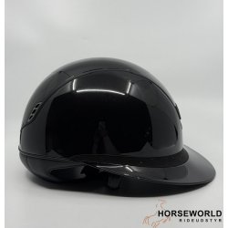 Samshield 2.0 Miss Shield Ridehjelm Glossy Crystal Intarsia - Sort/Matt Black